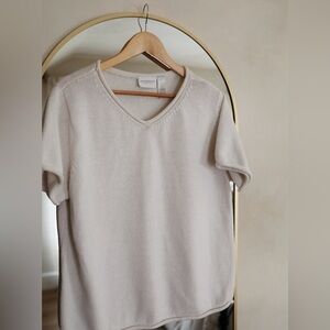 Liz Claiborne White Knit Top